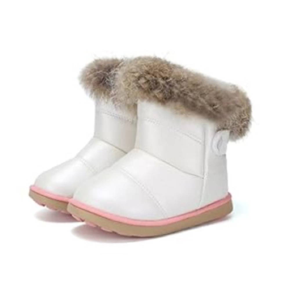 White Fur-Lined Winter/Snow Boots